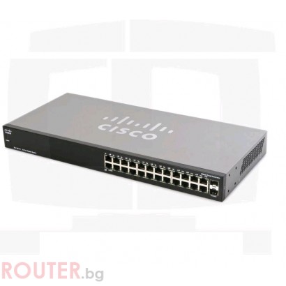 Мрежов суич CISCO Cisco SG 100-24 24-Port Gigabit Switch