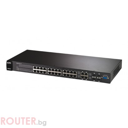 Мрежов суич ZyXEL GS2200-24 28-port Managed Layer2+ Gigabit Ethernet switch