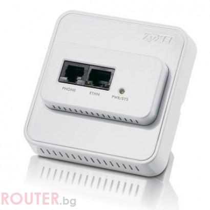 Безжично мрежово у-во ZyXEL ZyXEL NWA1300-NJ 802.11b/g/n In-wall PoE Access Point, WPA2, pass-trought RJ11, RJ45, size:87x87x56mm