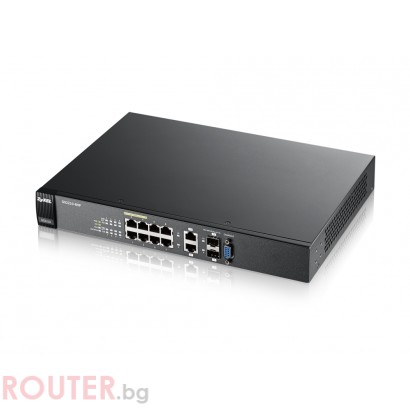 Мрежов суич ZYXEL GS2210-8HP 10-port Managed Layer2+ Gigabit Ethernet