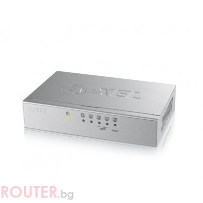 Мрежов суич ZYXEL GS-105B v3 5-port Gigabit Ethernet