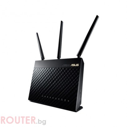 Рутер Asus RT-AC68U, Wireless-AC1900 Dual-Band USB3.0 Gigabit