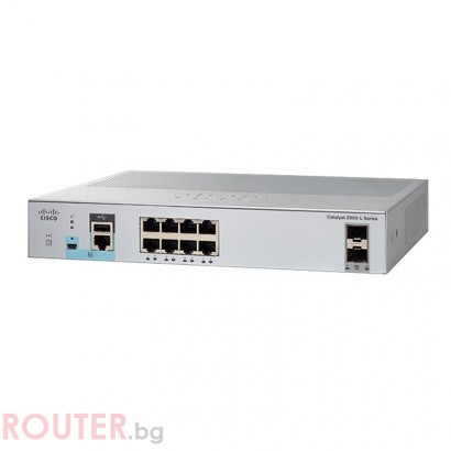 Мрежов суич CISCO Catalyst 2960L Smart Managed 8 port GigE