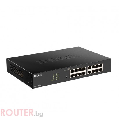 Мрежов суич D-LINK 16-Port Gigabit Smart Managed Switch