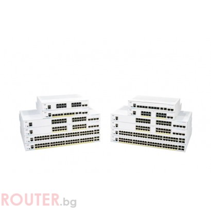 Мрежов суич CISCO CBS350 Managed 24-port SFP