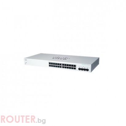 Мрежов суич CISCO CBS220 Smart 24-port GE