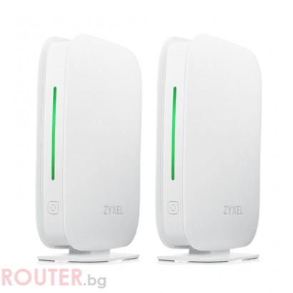 Безжично мрежово у-во ZYXEL Multy M1 WiFi System (Pack of 2) AX1800 Dual-Band WiFi
