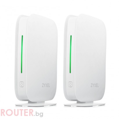 Безжично мрежово у-во ZYXEL Multy M1 WiFi System (Pack of 2) AX1800 Dual-Band WiFi