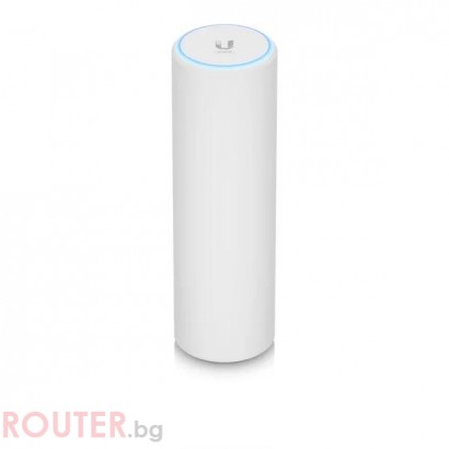 Access Point Ubiqity U6-Mesh, 2.4/5 GHz, 573.5 - 4800Mbps, 4x4MIMO, PoE, Бял