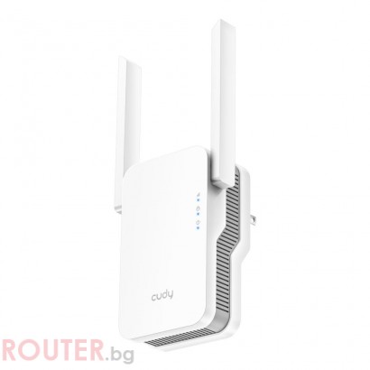 Безжичен Range Extender Cudy RE1800, 2.4/5 GHz, 574 - 1201 Mbps, 10/100/1000