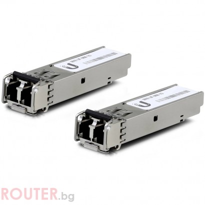 Трансивер UBIQUITI U Fiber Multi-Mode - SFP (mini-GBIC) transceiver module - Gigabit Ethernet (pack of 2)SFP (mini-GBIC) transceiver modulePlug-in moduleGigabit Ethernet