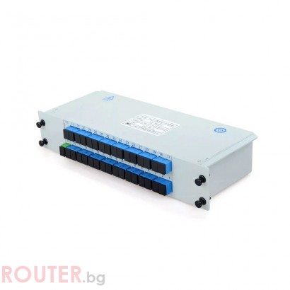 Оптичен сплитер DeTech, 1x32, SC, UPC 