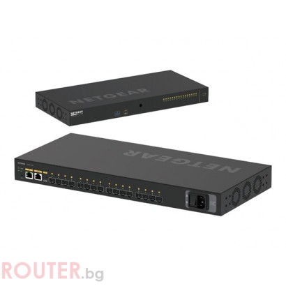 Мрежов суич Netgear Av Line M4250-16xf 16x1g/10g Fiber Sfp+ Managed Switch XSM4216F-100EUS
