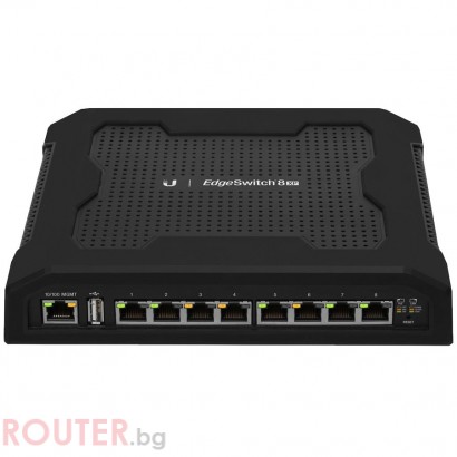 Мрежов суич UBIQUITI Jumbo Frames Support  Power over Ethernet (PoE) Web Interface  8 Ports PoE