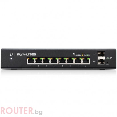 Мрежов суич UBIQUITI 8 Ports PoE <br/>Power over Ethernet plus (PoE+)