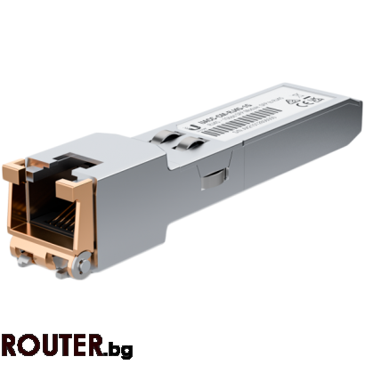Трансивер UBIQUITI |АнглийскиSFP to RJ45 transceiver moduleАнглийски|