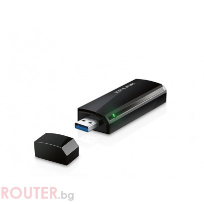 Безжичен адаптер TP-LINK Archer T4U, AC 1300, Dual band, USB 3.0, вградена антена