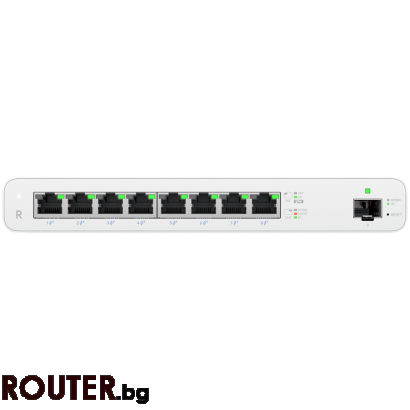 Рутер UBIQUITI (8) GbE RJ45 ports with 27V passive PoE output Router