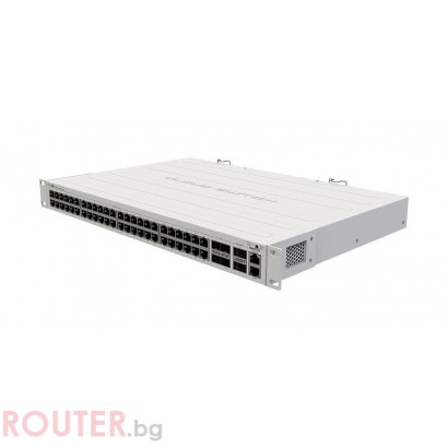 Суич Mikrotik CRS354-48G-4S+2Q+RM, 48 ports, 45xGigabit LAN, 2xSFP