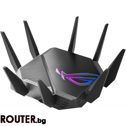 Геймърски Безжичен Рутер ASUS ROG Rapture GT-AXE11000, Tri-band WiFi 6