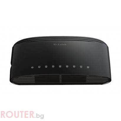 Суич D-Link DES-1008D/E, 8 портов 10/100, Desktop