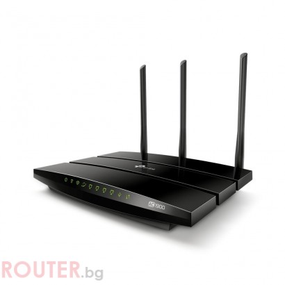 Безжичен рутер TP-Link Archer A9 AC1900, Dual band, Gbps, USB, Черен