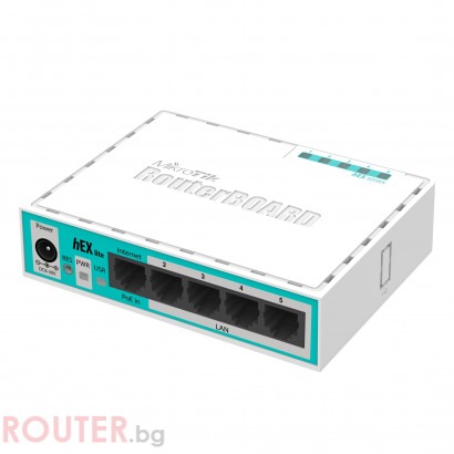 Рутер MiKrotik RB750R2, 10/100 Mbps, PoE, 64 MB, CPU 850MHz, Бял