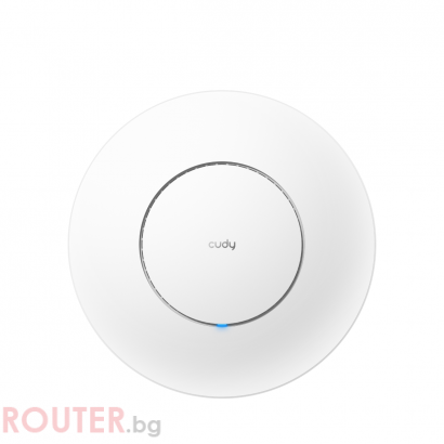 Безжичен Access Point Cudy AP1300-P, AC1200, 2.4/5 GHz, 300 - 867 Mbps, PoE адаптер
