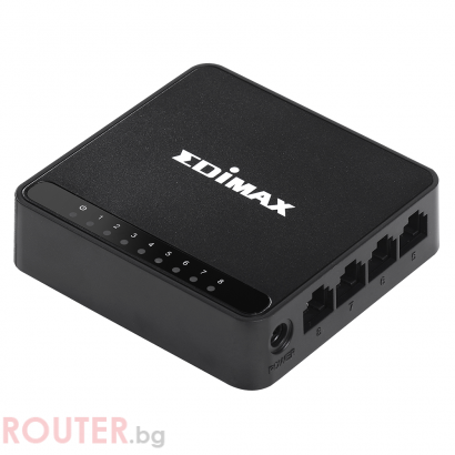 Суич EDIMAX ES-3308P V3, 8 портов, 10/100Mbps