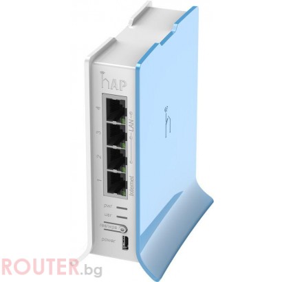 Безжичен Access Point MikroTik hAP lite RB941-2nD-TC