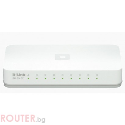 Суич D-Link GO-SW-8E/E, 8 портов 10/100 