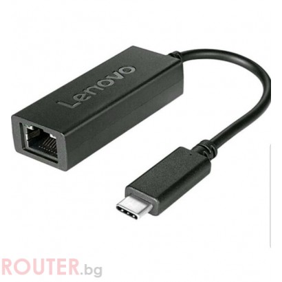 Безжична мрежова карта LENOVO USB-C to Ethernet Adapter
