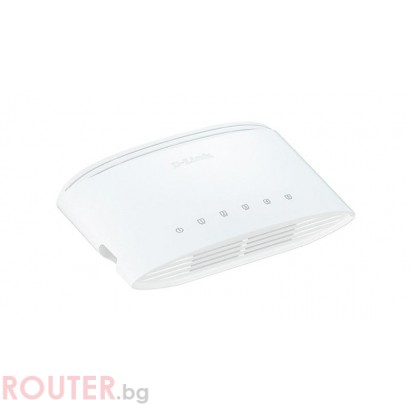 Суич D-Link, 5 ports, 10/100/1000, Gigabit, Desktop - метален корпус