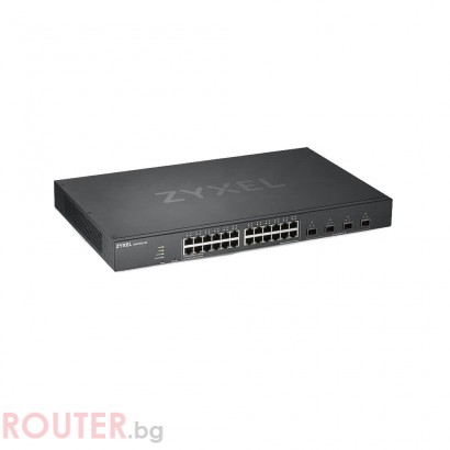 Суич ZYXEL XGS1930-28, 28 портов управляем L3, 24x Gigabit, 4x SFP+ порта
