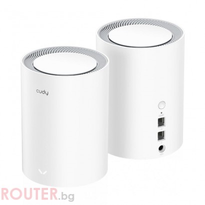 Безжична Mesh система Cudy AX1800, 2.4/5 GHz, 574 - 1201 Mbps, 10/100/1000