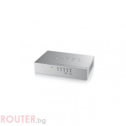 Суич ZYXEL GS-105B v3, 5 портов, Gigabit, метален корпус