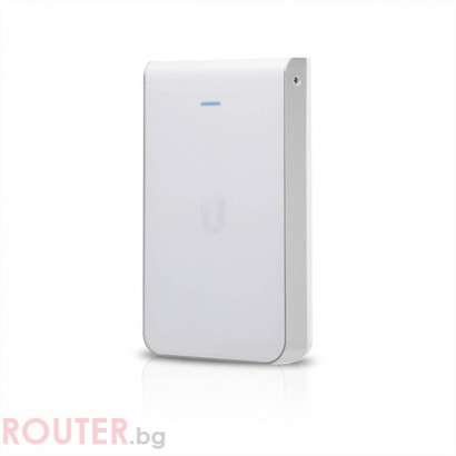 Access Point Ubiquity UniFi Inwall, 2.4/5 GHz, 300 - 1733Mbps, 4x4MIMO, PoE, Бял
