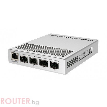 Суич Mikrotik CRS305-1G-4S+IN, 1xGigabit LAN, 4xSFP+ cages