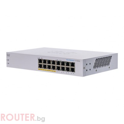 Мрежов суич CISCO CBS110 Unmanaged 16-port GE