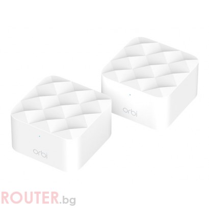 Рутер Netgear Rbk12-100pes Orbi Ac1200 Router Dual-band Wifi Mesh System + Satellite RBK12-100PES