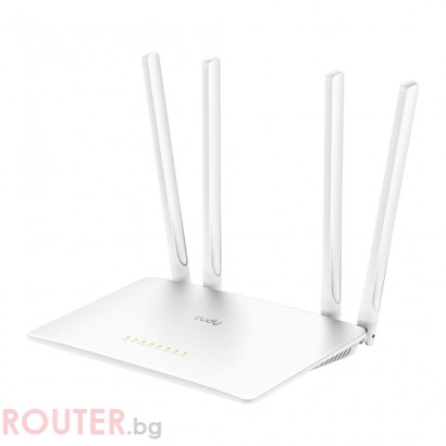 Безжичен рутер Cudy WR1200, 2.4/5 GHz, 300 - 867 Mbps, 10/100/