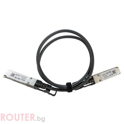 Свързващ кабел MikroTik Q+DA0001, QSFP+ 40G, 1м.