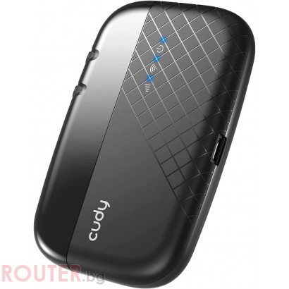 Безжичен рутер Cudy MF4, 4G LTE, 50 Mbps, Черен