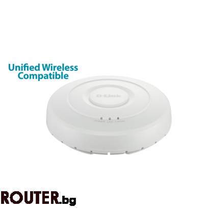 Безжичен Access Point Unified N  D-Link DWL-2600AP/E, PoE