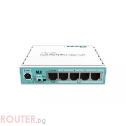 Рутер MiKrotik RB750GR3 HEX, 5 x 10/100/1000 Mbps, PoE, Бял