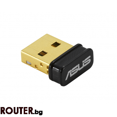 Wireless USB Nano Адаптер ASUS USB-N10 Nano B1, 802.11n 150 Mbps, USB 2.0