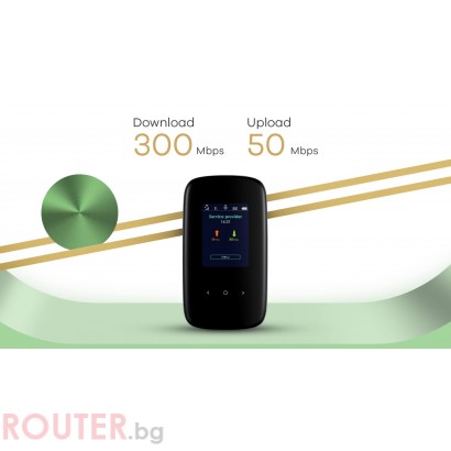 Безжичен рутер ZYXEL LTE2566, LTE 4G, SIM слот, 300Mbps, Двубандов