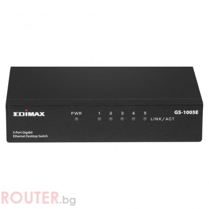 Суич EDIMAX GS-1005E, 5 портов, Gigabit