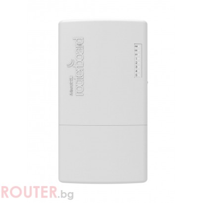 Рутер MiKrotik RB960PGS-PB, 10/100/100 Mbps, PoE, RAM 128 MB, CPU 800MHz, Бял