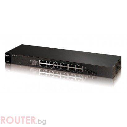 Суич ZYXEL S1100-24E, 24 портов, Gigabit